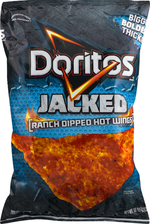 doritos jacked ranch dipped hot wings logo